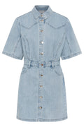 Gzmonie Dress - Light Blue Denim