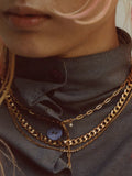 Saffi Necklace 43 - Guld