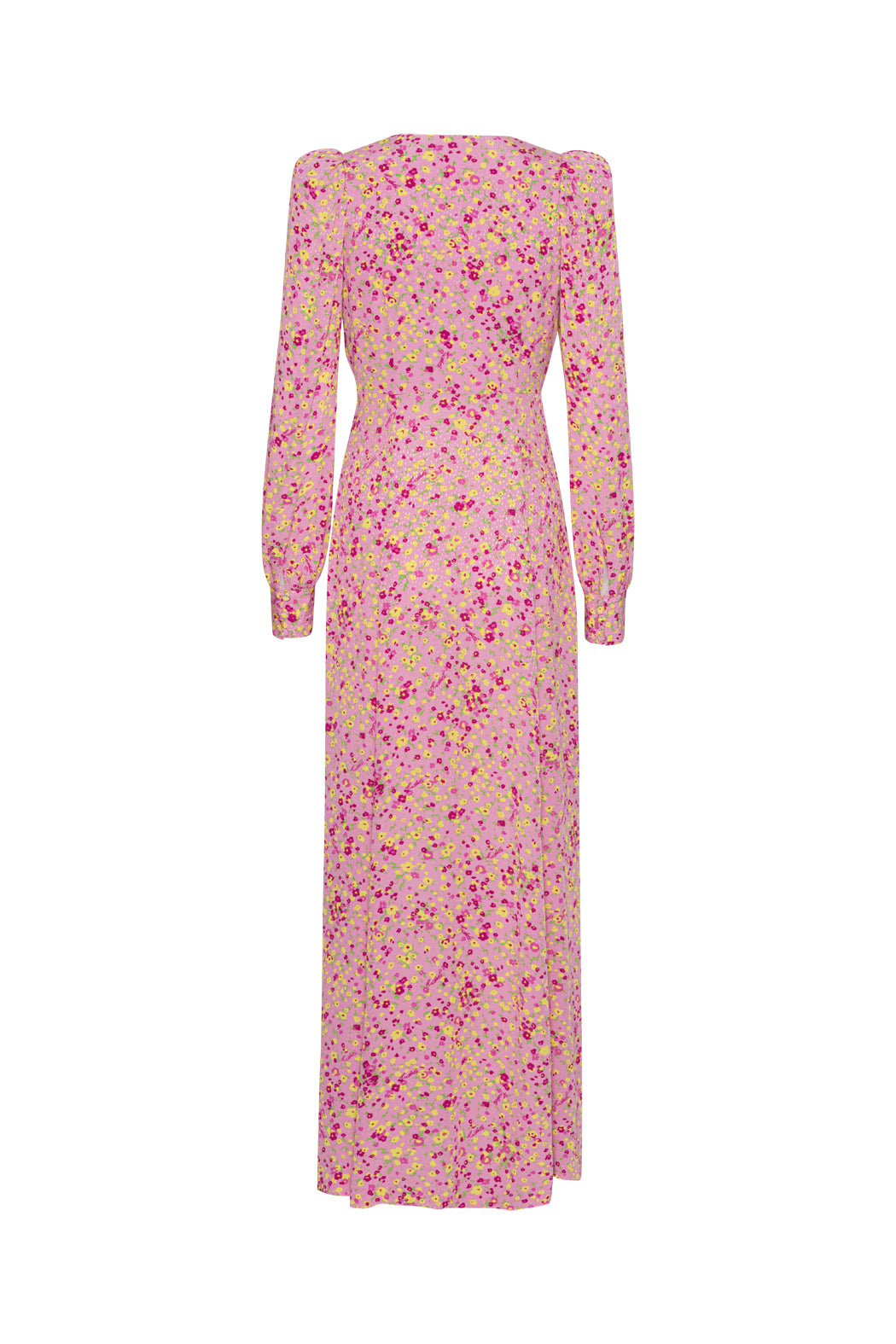 Jacquard Maxi Dress - Fuchsia Pink Comb.