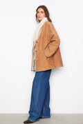 Melli Shearlingjacka - Camel Suede