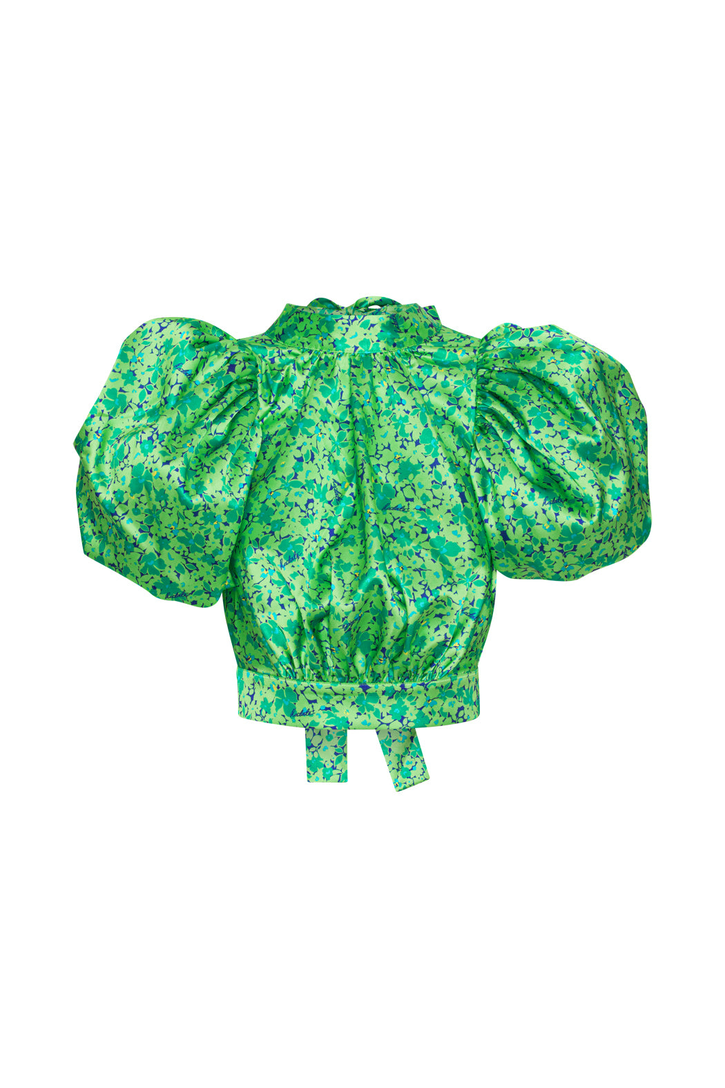 Puff Sleeve Top - Clematis Blue Comb.
