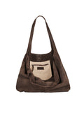 Suede Dalliea Bag - Hot Fudge Brown