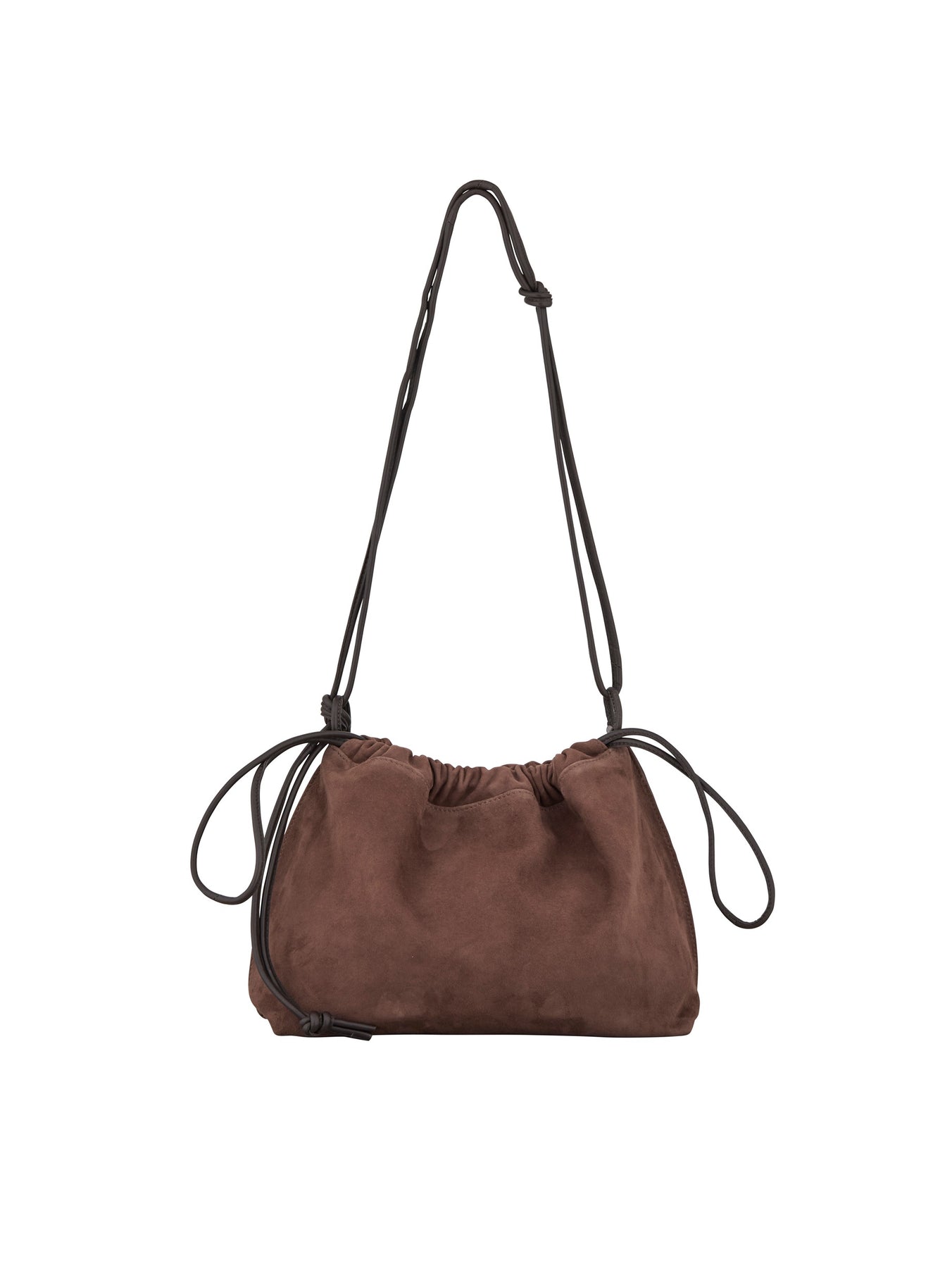 Suede Giana Bag - Hot Fudge Brown