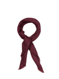 Cashma Small Scarf - Vinröd
