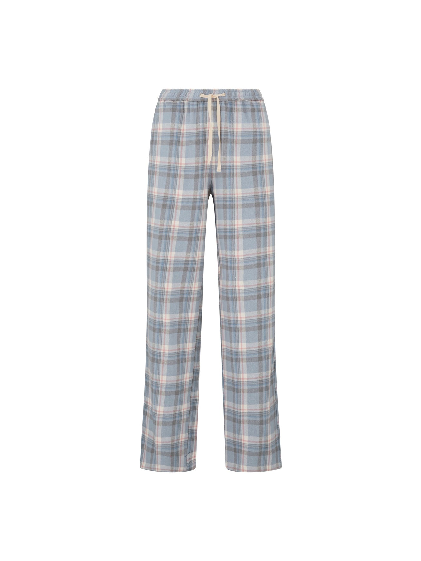 Flannel Pyjamas Set - Dusty Blue