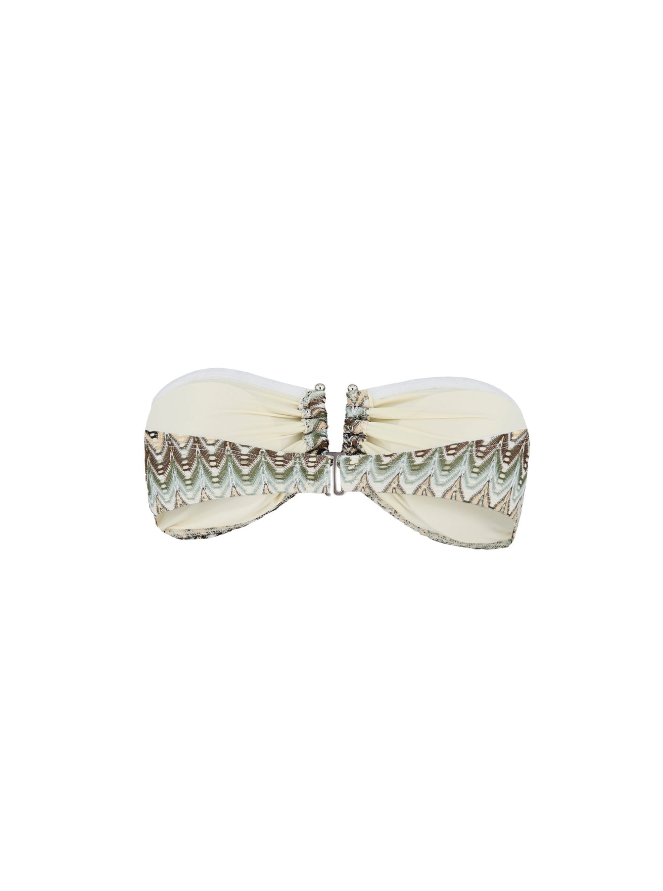 Amber Bandeau Bikinitopp - Beetle Green