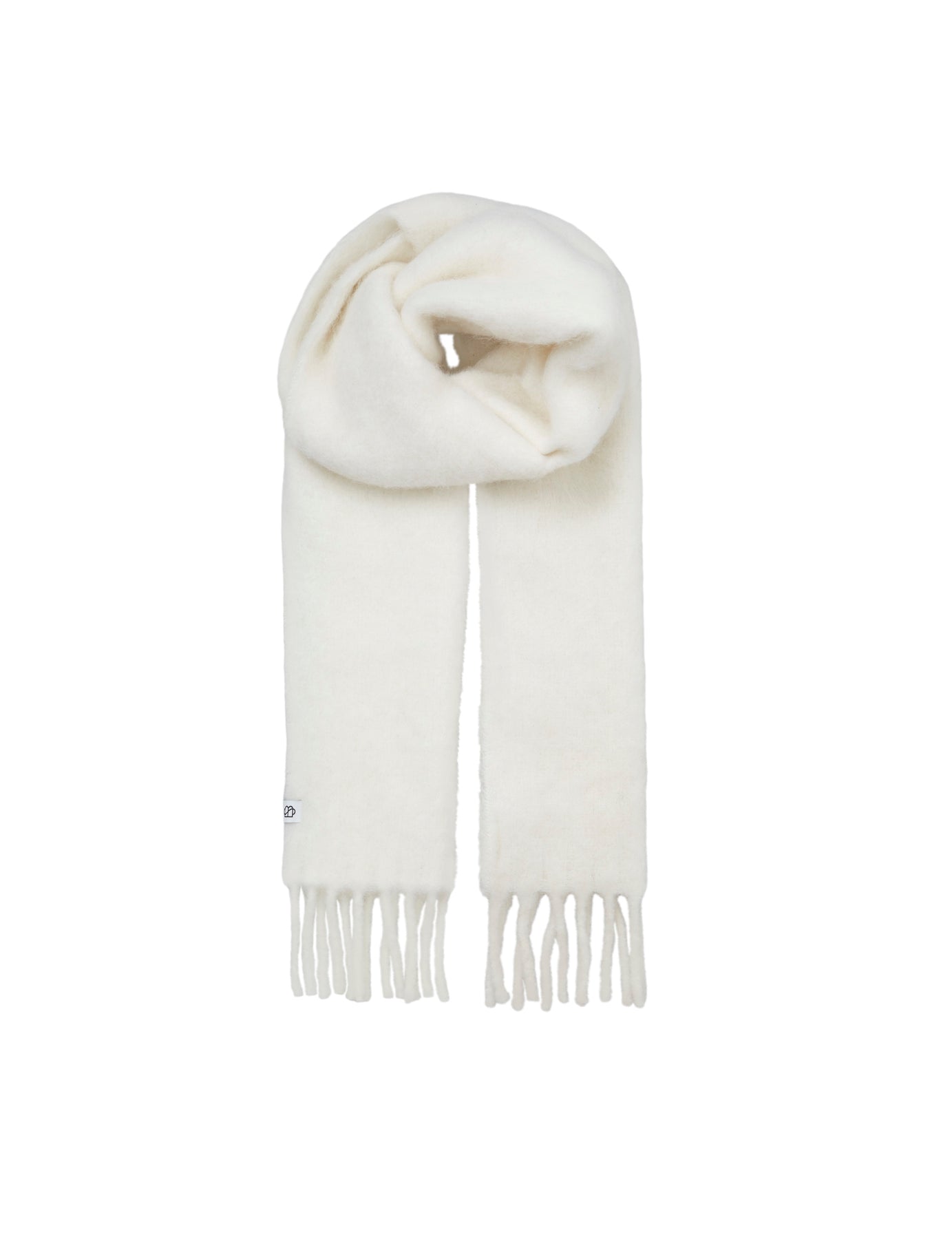 Solid Yuta Scarf - Pebble Beige