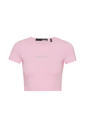Cropped Logo T-Shirt - Orchid Pink