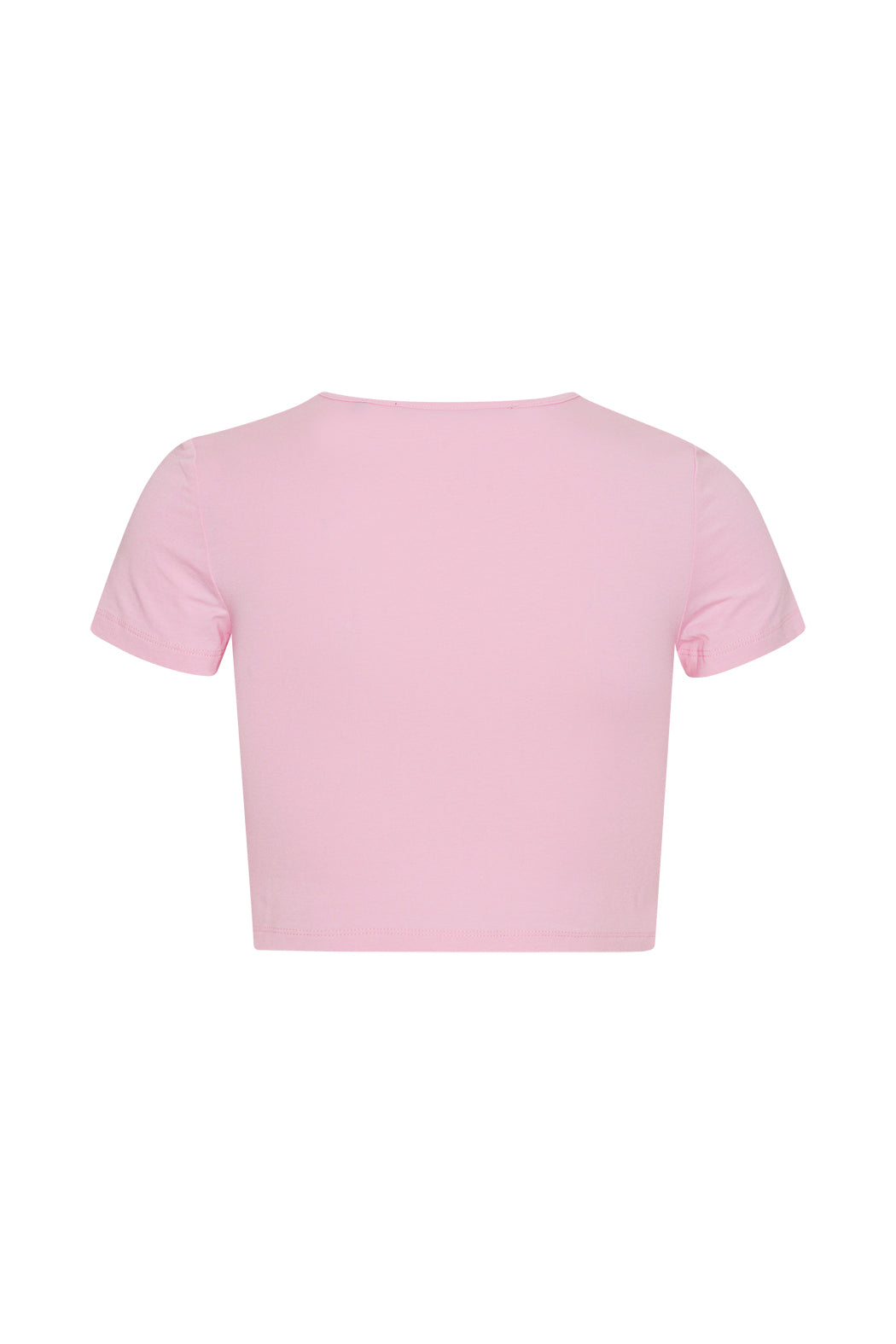 Cropped Logo T-Shirt - Orchid Pink