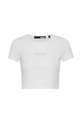 Cropped Logo T-Shirt - Bright White