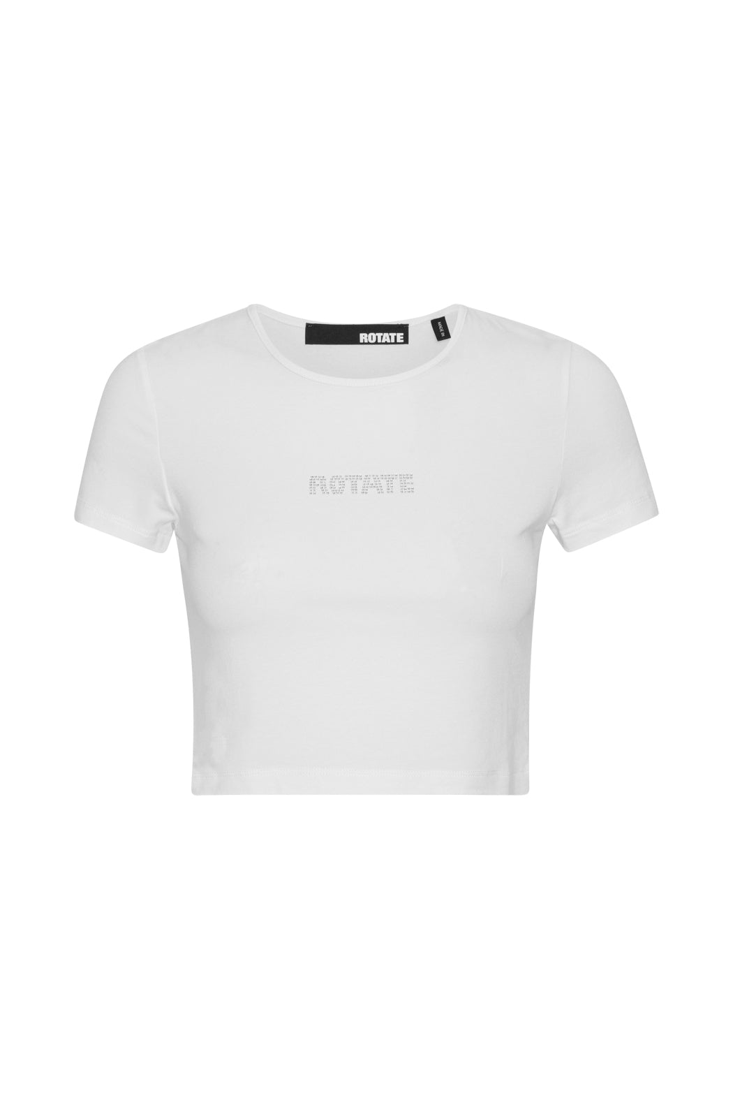 Cropped Logo T-Shirt - Bright White