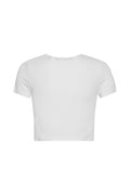 Cropped Logo T-Shirt - Bright White