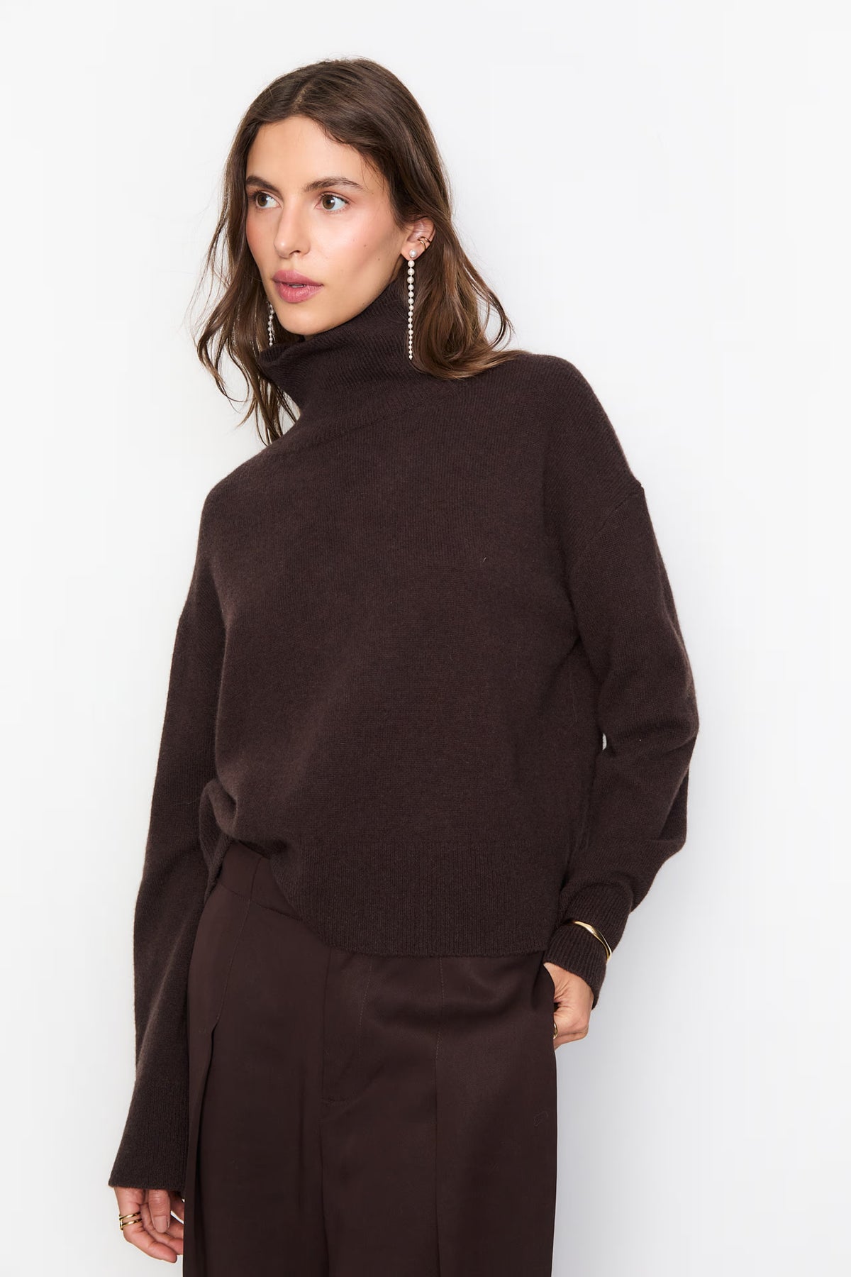 Abigail Knit - Mörkbrun