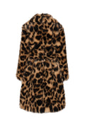 Faux Fur Coat - Honey Peach Comb.