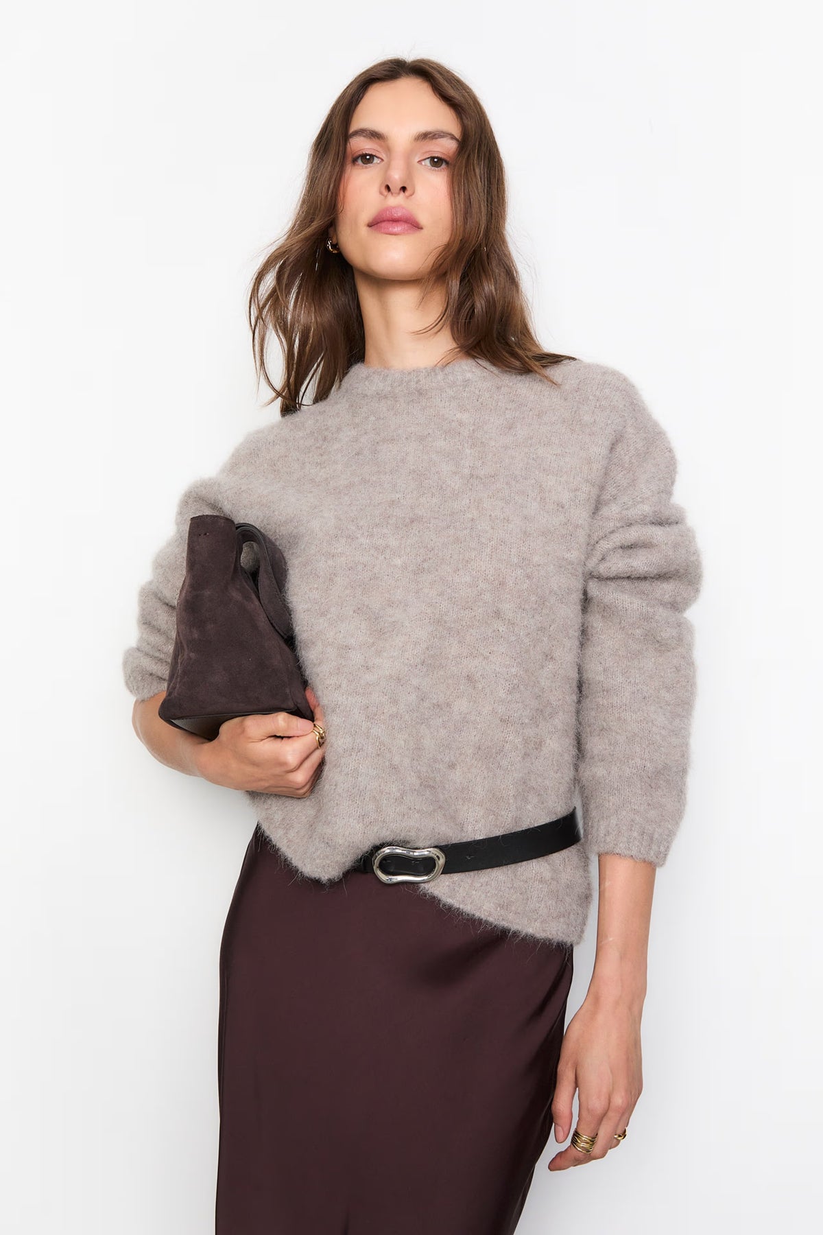Joy Knit - Taupe Melange