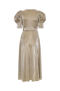 Small Plisse Slit Dress - Rutabaga