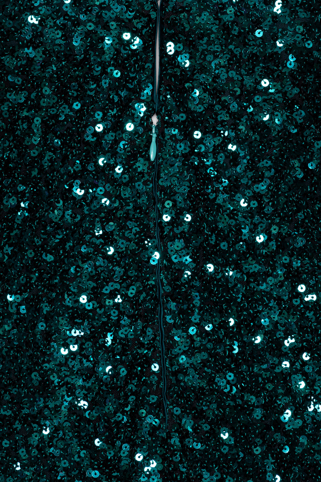 Sequins Mini Flowy Dress - Sea Moss