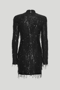 Sequin Mini Dress - Black