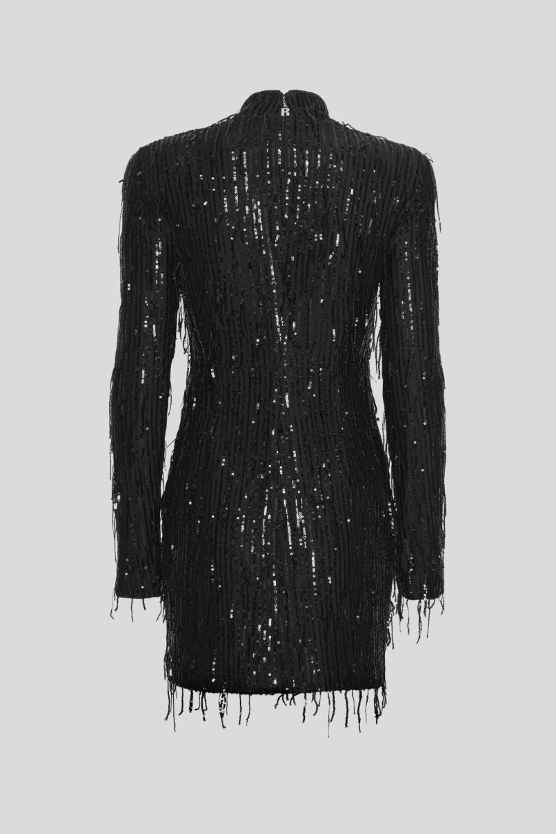 Sequin Mini Dress - Black