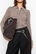 Jolanda Knit - Dark Taupe Melange