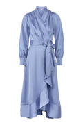 Iza Midi Dress - Steel Blue