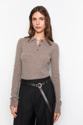 Jolanda Knit - Dark Taupe Melange