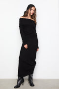 Yvonne Off-Shoulder Knit - Svart