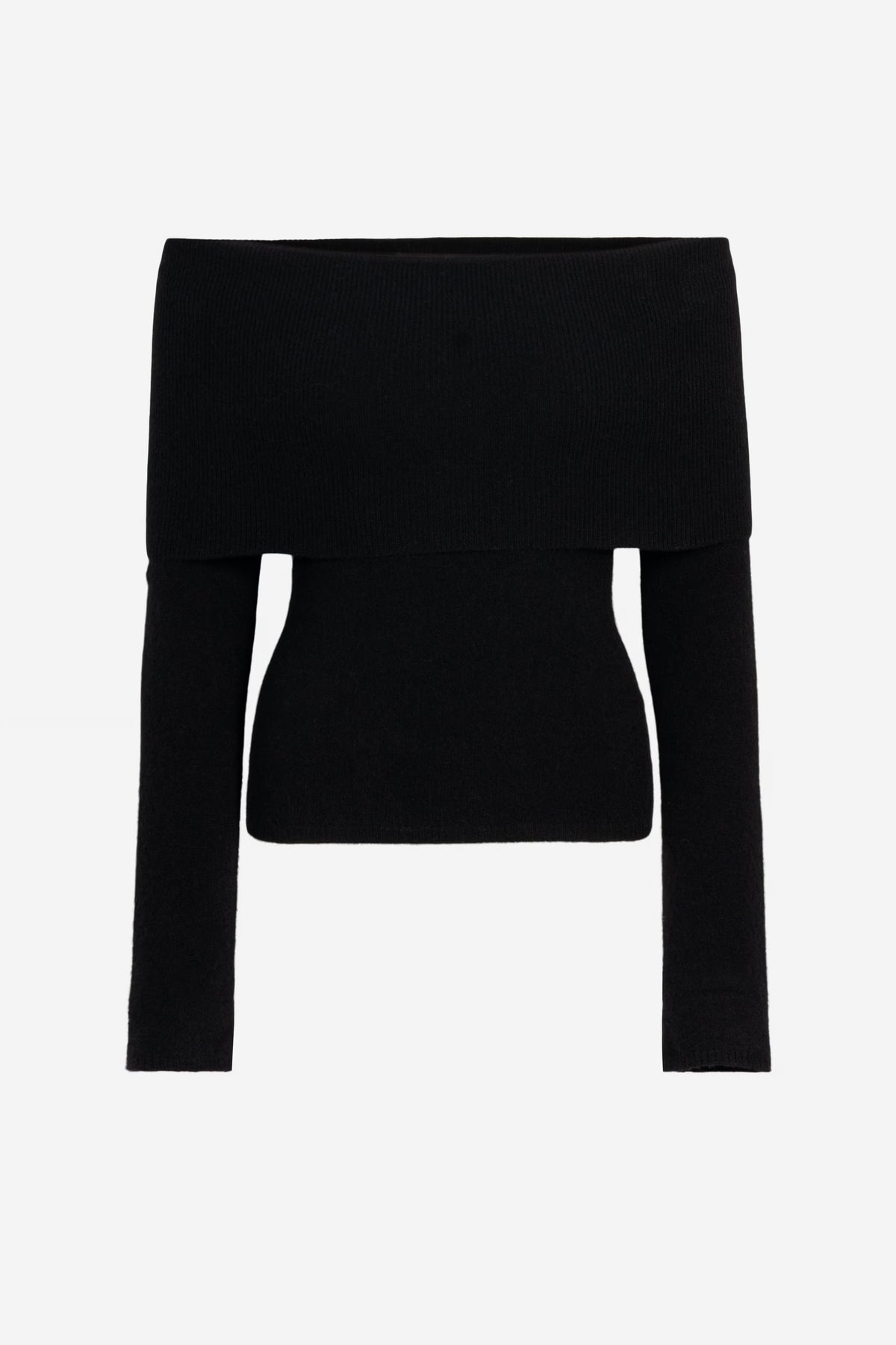 Yvonne Off-Shoulder Knit - Svart