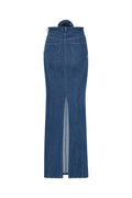 Stretchy Maxi Skirt - Orion Blue