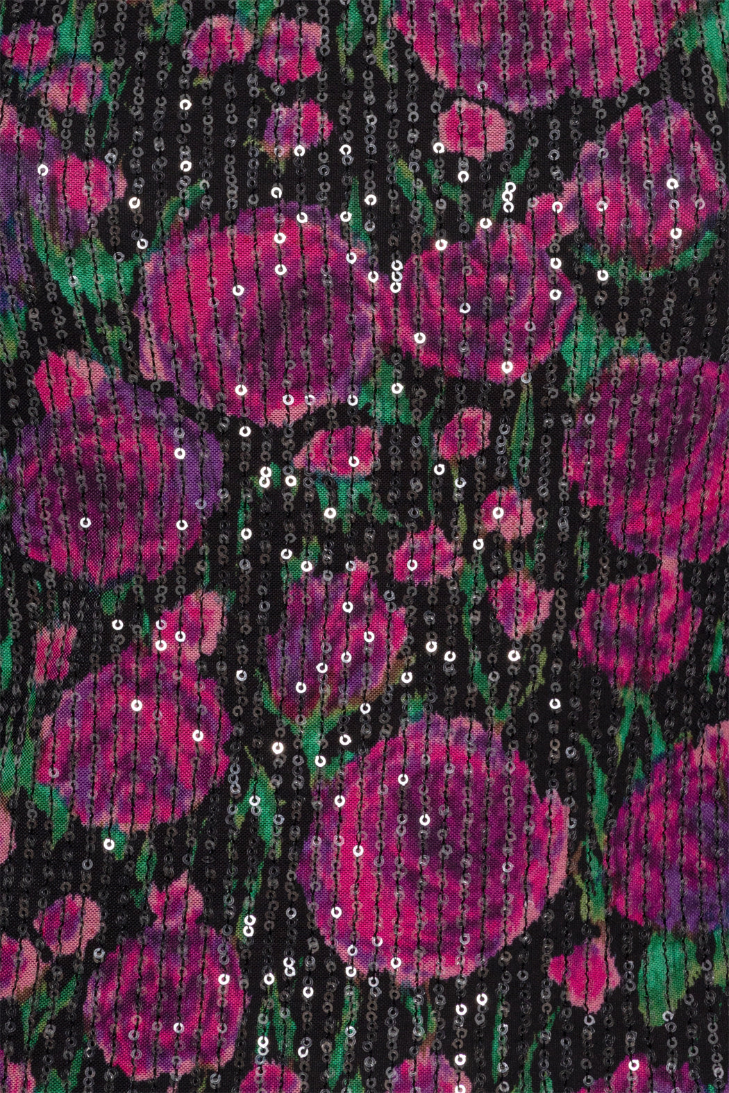 Sequins Open Back Dress - Bold Rose/Tap Shoe