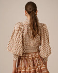 Cotton Slub Mini Dress - Paisley