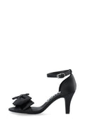 Biaadore Bow Sandal Satin - Black
