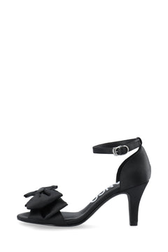 Biaadore Bow Sandal Satin - Black