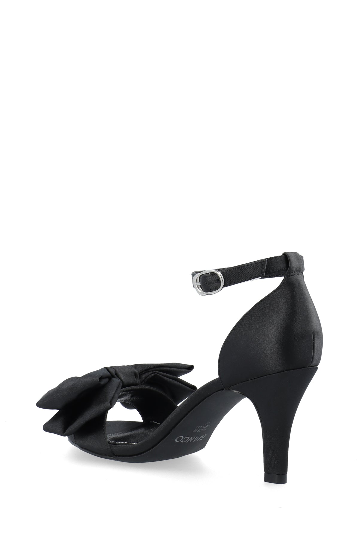 Biaadore Bow Sandal Satin - Black