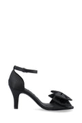 Biaadore Bow Sandal Satin - Black