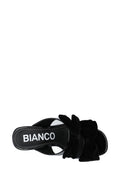 Biacherry Bow Mule Patent Velvet - Black
