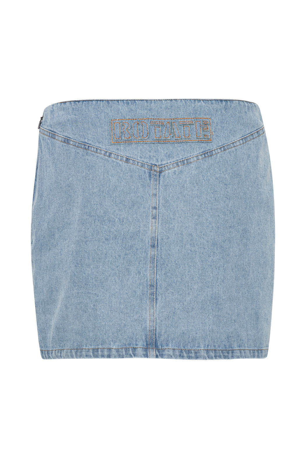Denim Laced Minikjol - Light Blue Denim