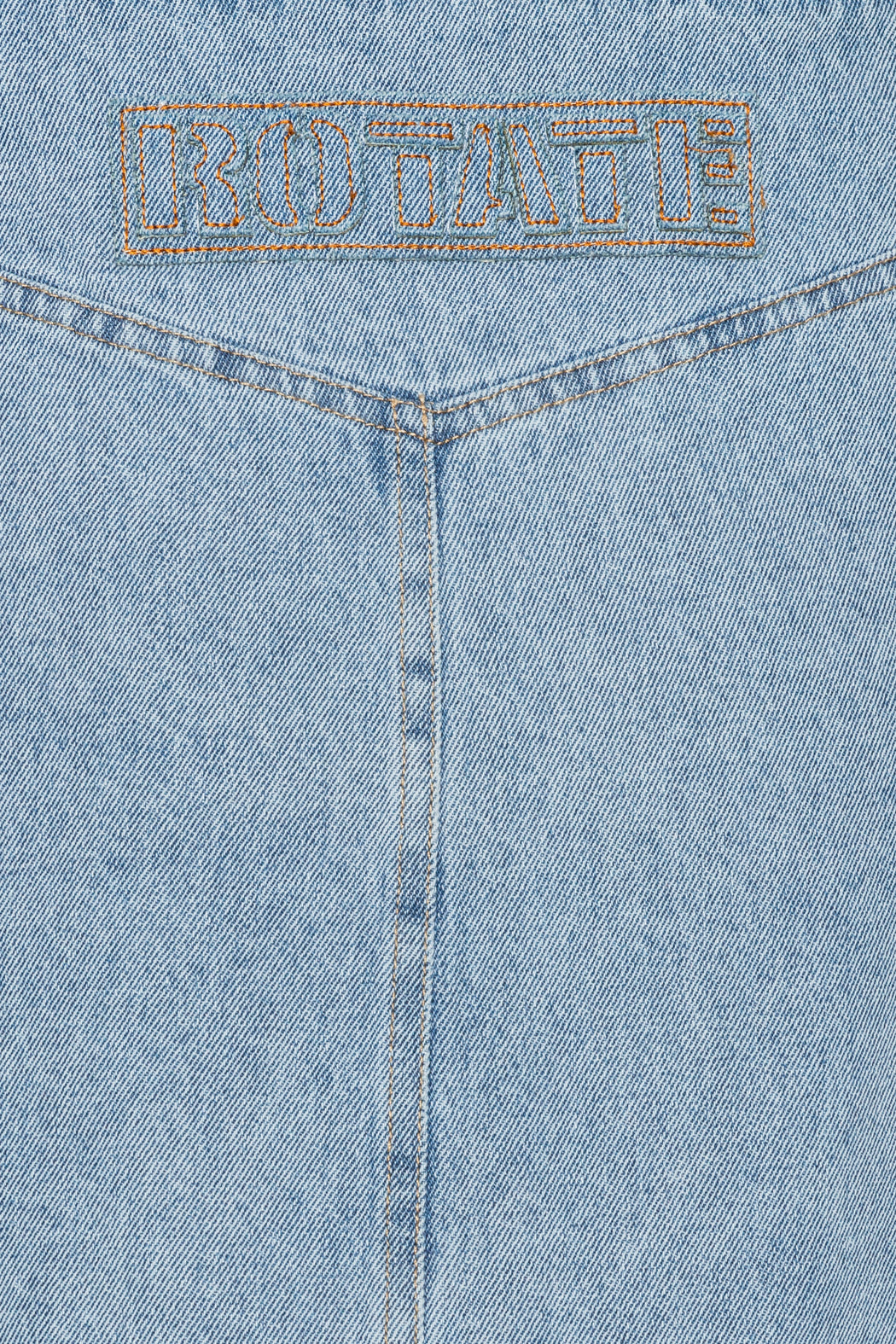 Denim Laced Minikjol - Light Blue Denim