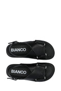 Biaoslo Cross Sandal Faux Leather - Black