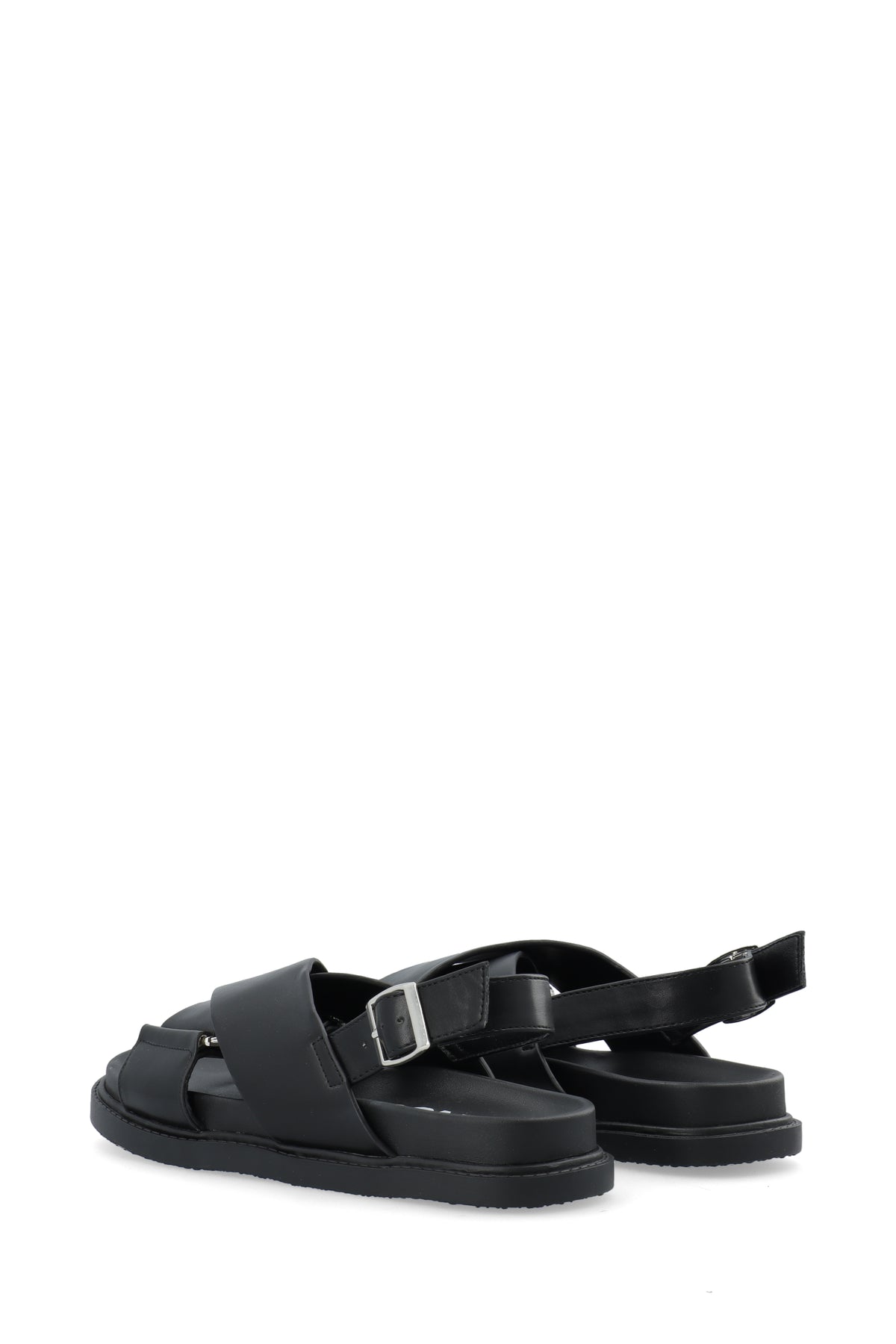 Biaoslo Cross Sandal Faux Leather - Black