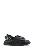Biaoslo Cross Sandal Faux Leather - Black