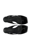 Biaspice Toe Post Faux Leather - Svart Lack
