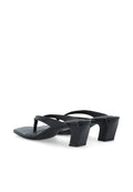 Biaspice Toe Post Faux Leather - Svart Lack