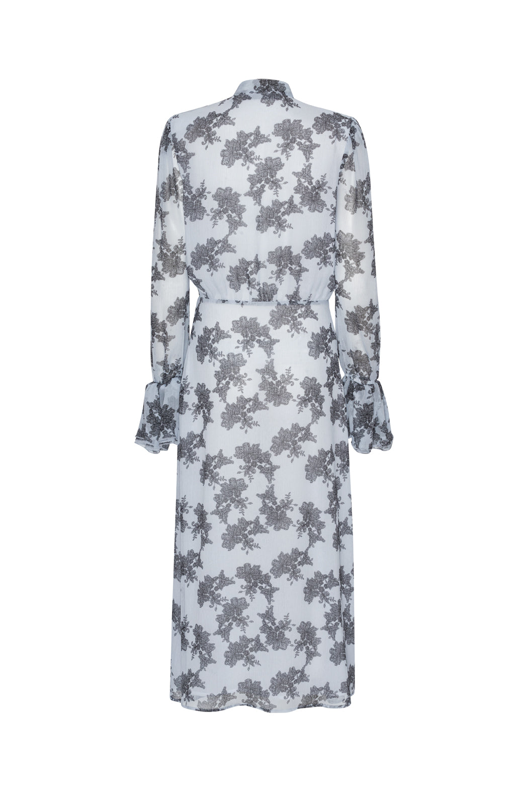 Chiffon Bow Midi Dress