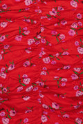 Printed Mini Ruffle Dress - Wildeve Cluster + High
Risk Red Comb