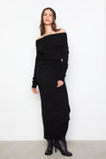 Jana Knit Skirt - Svart