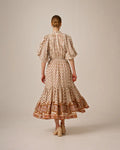 Cotton Slub Midi Dress - Paisley