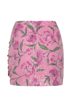 Printed Mini Skirt - Wildeve + Prism PinkComb