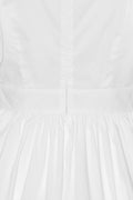 Puff Sleeve Mini Dress - Bright White