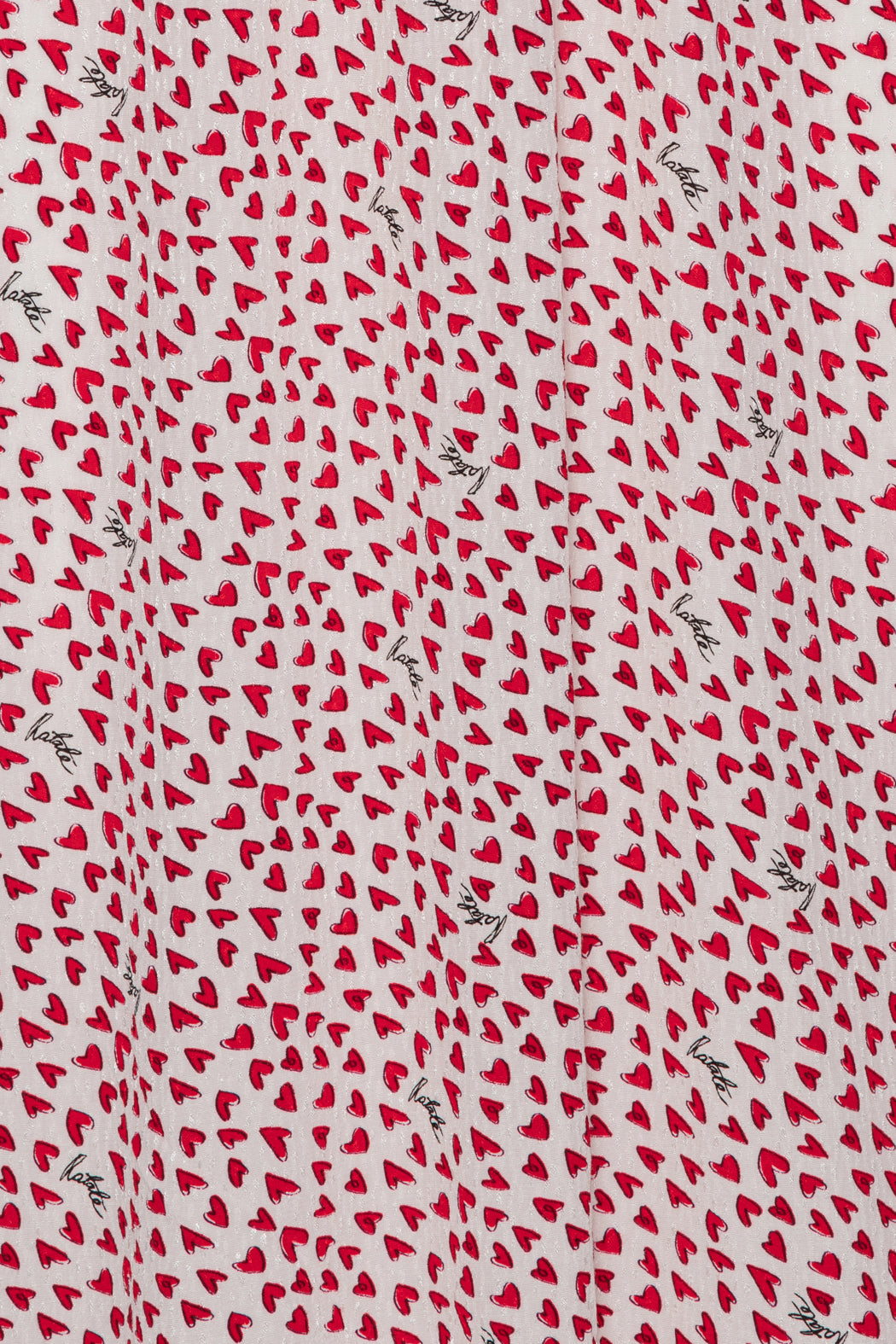 Printed Maxi Flowy Dress - Happy Hearts + Bright
White Comb